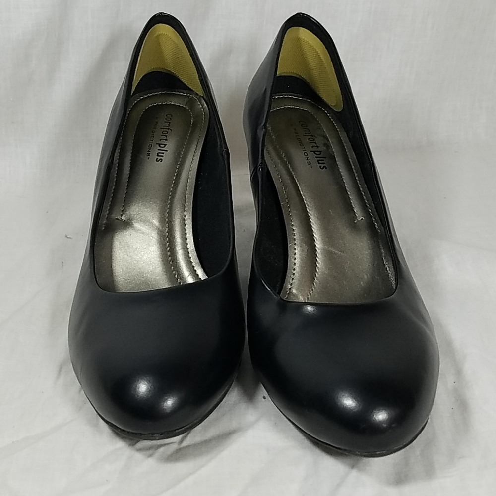 Black Heels Comfort Plus Predictions Shoes Size 9W